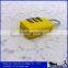 yellow colorful 3 dial digital hardened combination lock for cabinet