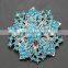 Women Lady Fashion Rhinestone Crystal Flower Wedding Bridal Bouquet Brooch Pins