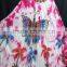 New fashionable neck design pattern tie & dye printed fashion umbrella print dress in indian wholesale