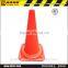 Unbreakable Orange PVC Industrial Safety Barrier Cone