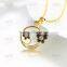 Charm Necklace 5.20g / gold plated necklace / Necklace Jewelry