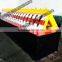 Heavy duty hydrualic road blocker for traffic control