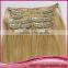 2015 Cheap Clip In Colored Hair Extension Straight Brazilian Human Hair Extension