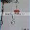 PA wire rope steel pulley / mini lifting crane mini electric hoist 100kg