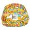 Design your own comfortable lovely animals kids 5 panel hat