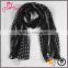 China factory wholesale cheap price black arab scarf for women