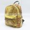 Fashion leather backpack comfort design hot new trendy Cool shinning Kids Backpack