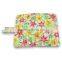 flower pattern flip leather case cover for 5-6inch cell phone