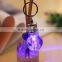 Acrylic lamp keychain / LED colorful lights / bulb keychain