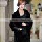 Women Winter Knitted Real Mink Fur Scarf with Hood