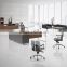 (MFC)DT-14 knock-down stainless steel fram executive office desk