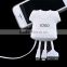polo shirt data charging cable for iphone and for Android