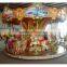 Amusement kids games children 12 seats outdoor carousel for sale