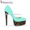 Custom design dress shoes extreme High Heels