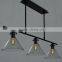 Contemporary Soft Glow 3 Lights Chandelier Lighting for Kitchen Island