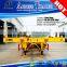 AOTONG 20ft/40ft single axle semi trailer 1 axle skeletal chassis/single axle skeleton semi trailer with high quality