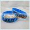 Custom LARRY STYLINSON Silicone Blue Printed Logo Wristband Bracelet Quality Choice