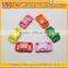 Yukai colorful 3/8" plastic side release buckle plastic bag strap buckle