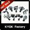 KYOK New design black color curtain rod set,28mm black color curtain finials for home decoration