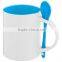 2016 Promotion Custom Ceramic Coffee Mug with Spoon                        
                                                Quality Choice