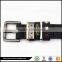 Manufacturer Wholesale Fashion pu Black Rivet Belt