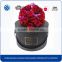 Custom design luxury paper flower hat box