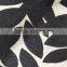 2015 European Lady Fashion Linen Leaf Printed Midi Skirt