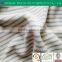 Hot sale Weft Knit stripe Yarn Steaming Velvet