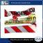 2015 new materail 100% PE barrier safety tape for road warning and safety