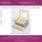 Trapezoidal jewelry box with mirror
