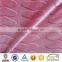 chine supplier polyester pink color heart pattern burnout polyester spandex velboa fabric