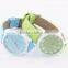 Leather straps wrist watch case women products