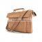 Foreign Trade Genuine Leather Man Outside Pocket Quilted Tote Handbag Lots Pockets Fashion College Casual Bag Wth Front Pocket
