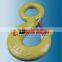 G80 eye sling hook with safety latch,forged eye hook for chain