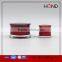 hot selling 15g/30g/50g screen printing round waist shape jar, acrylic skin care cream container