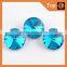 Crystal glass satellite rhinestone factory Sew on glass satellite stones