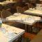 white acrylic restaurant dining tables/ restaurant furniture dubai/ dining-hall table