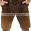 Leather Bavarian Shorts, Leather Pant Suide Leather shorts,German Wear Trachten Bavarian Shorts,