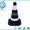 High base rubber road cone