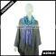 A200-E Blue Scarves Acrylic Paisley Scarf Wrap