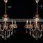 Antique Hot Selling Classical 5 Lights Crystal Chandelier Lamp With Iron Material