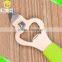 Plastic handle beer can opener