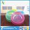 candy color plastic pet bowl for dog food bowl designer cat food bowls