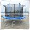 Strong Cool Trampoline With Ladder And Rain Cover