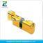 Round high security door double safe mortise cylinder lock tyeps Chrome plating finishing length 40-120mm 6pins