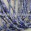 4*14mm natural cylinder Sodalite loose strand beads