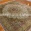 8x10ft big size golden color rug home decor best wool and silk rugs