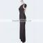 Exquisite black beaded big size womens wholesale clothing western gowns party dresses best lady wedding sex prom evening gown