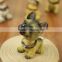 Hand painting small dog bobble head animals for dashboard