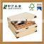Gift packing luxury cute grids natural handmade customized wooden essential oil box